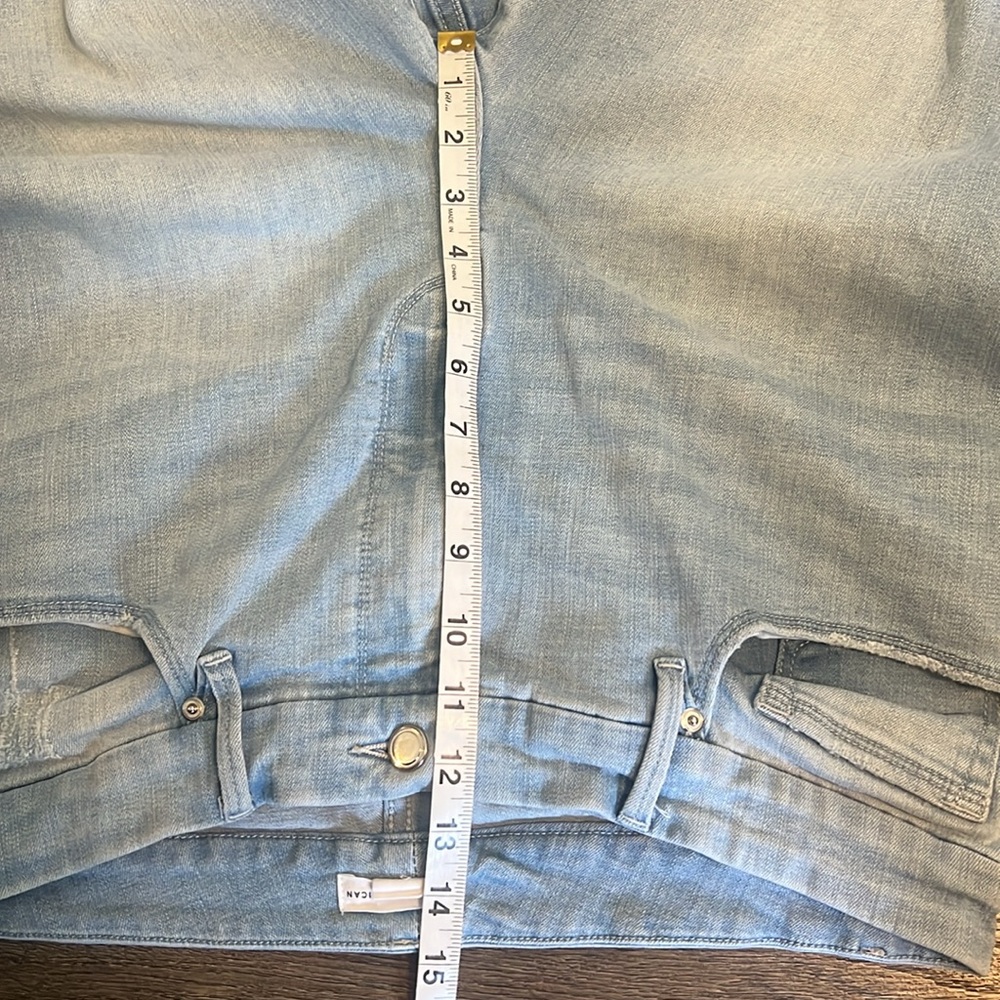 Good American Good Waist High Rise Skinny Distressed  Cropped Jeans 16 - Picture 10 of 12